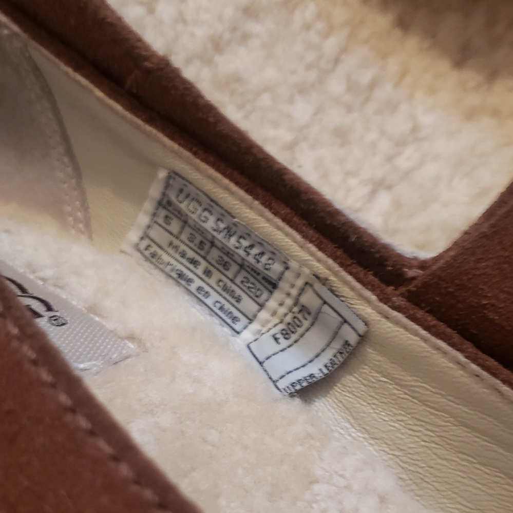 Ugg Women's wedges shoes brown size 5 - Picture 4 of 6